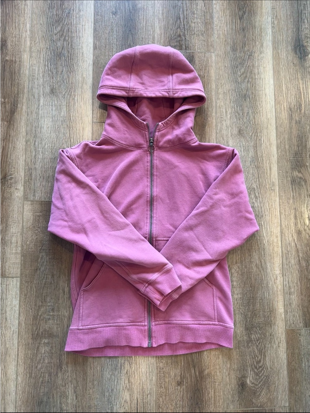 Lululemon pink scuba zip up hoodie